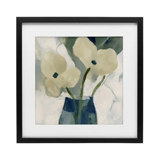 Stupell Industries Simple Yellow Petals Framed Print Under Glass, design by Elara Yasna {7}