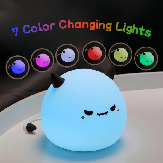 Cute Monster Night Light for Kids {2}