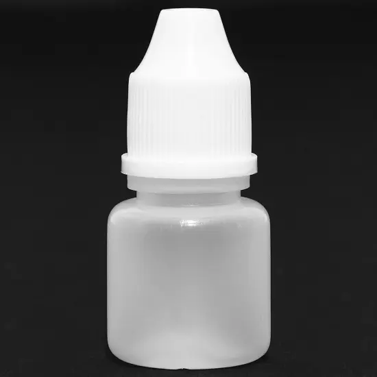 Liquid Dropper Bottles with Cap (5ml, White, 50 Pack) {7}