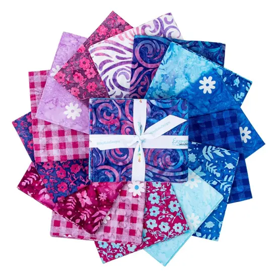 Expressions Batiks Fat Quarter Bundle in Daisy Dots A by Riley Blake Designs for Riley Blake (FQ-23406A-14) {2}