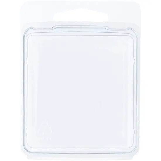 Collecting Warehouse Clear Plastic Clamshell Package / Storage Container, 2.25" H x 2.125" W x 0.75" D {1}