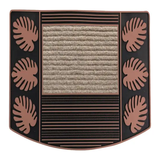 18''x28'' Palm Door Mat - 2 Colors! Silver {2}