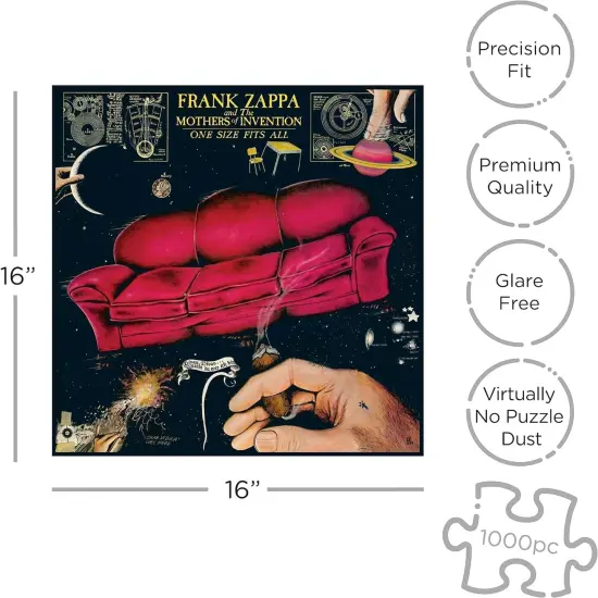 Frank Zappa One Size Fits All 1000 Piece Jigsaw Puzzle {4}