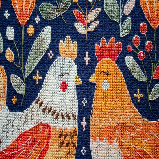 Counted Cross-stitch kit - Best hen friends {4}