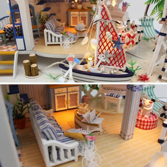 Miniature Wizardi Roombox Kit - Legend of Blue Sea Dollhouse Kit {6}