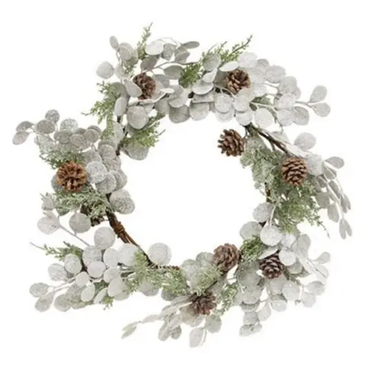 Silver Dollar Shine Wreath {1}