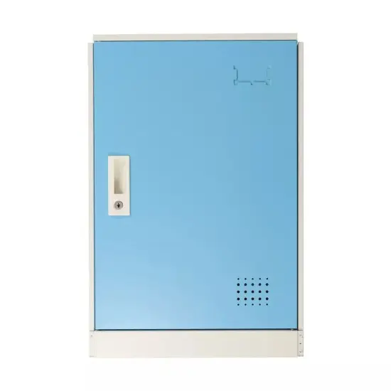 Metal Storage Locker Cabinet Steel Single-Door For Employee Office School 2* Key {2}