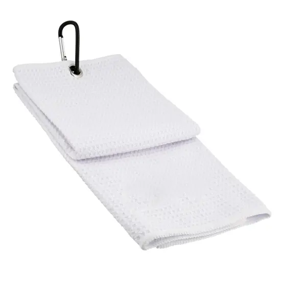 Carmel Towel Company &reg; Micro Fiber Golf Towel White {5}