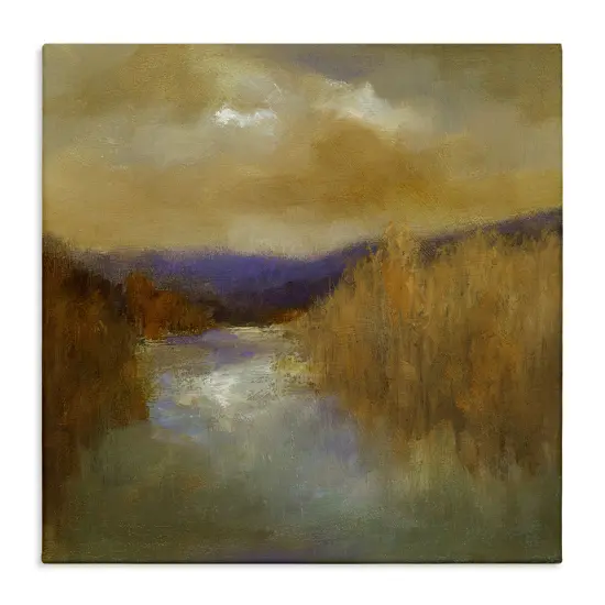 Stupell Industries Moody Shadowed River Canvas Wall Art Design by Sheila Finch {1}
