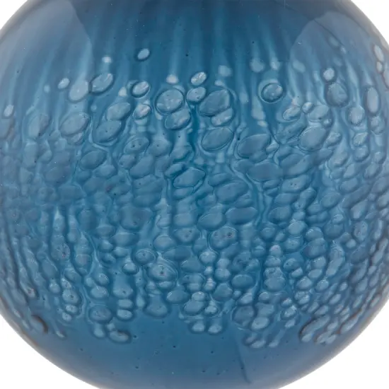 Northlight Glass Christmas Ball Ornament - 4.75" - Blue {6}