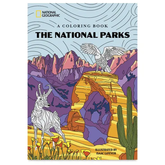 The National Parks: A Coloring Book {1}
