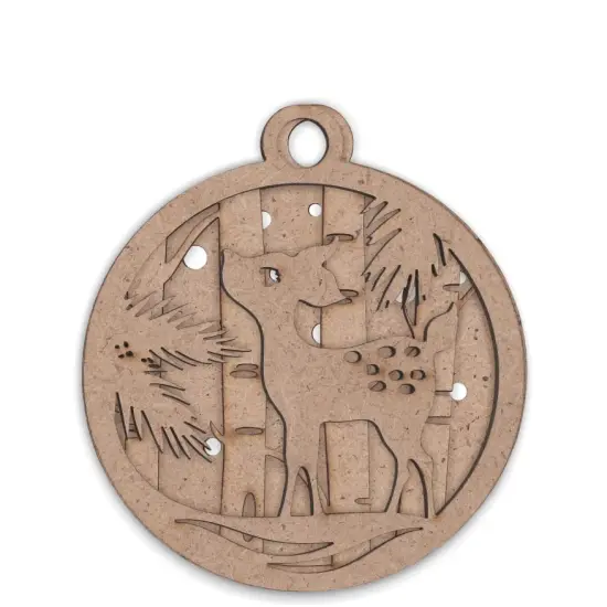 Rosa Talent Winter Story 4 - set of bases for decoration on fiberboard. 3.54*3.15 inches. 3pcs {1}