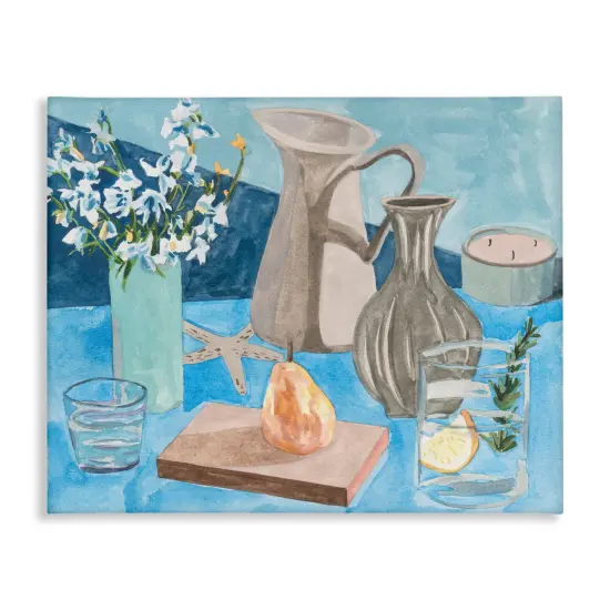 Stupell Industries Still Life with Vases Canvas Wall Art Design by Melissa Wang {1}