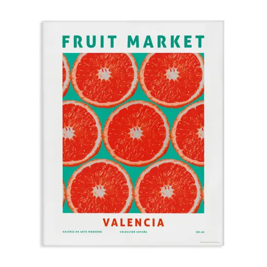Stupell Industries Fruit Market Grapefruit Canvas Wall Art Design by Reinders {1}