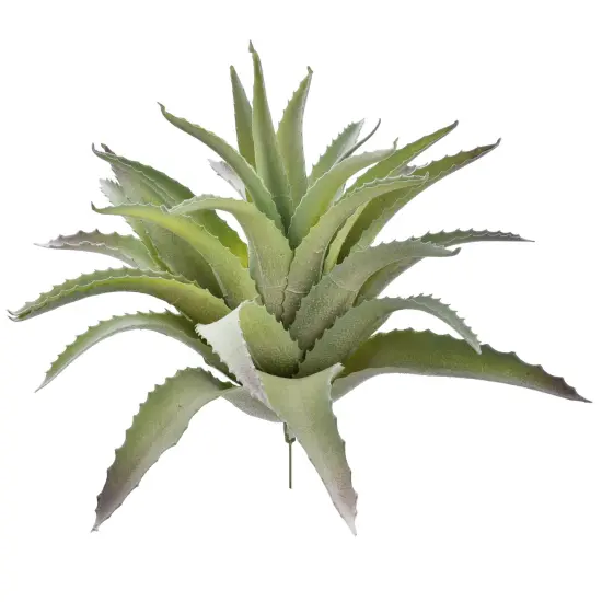 Artificial Succulent Large Green Aloe Elgonica Succulent Pick by Succulent Superstore, 1 pcs {1}