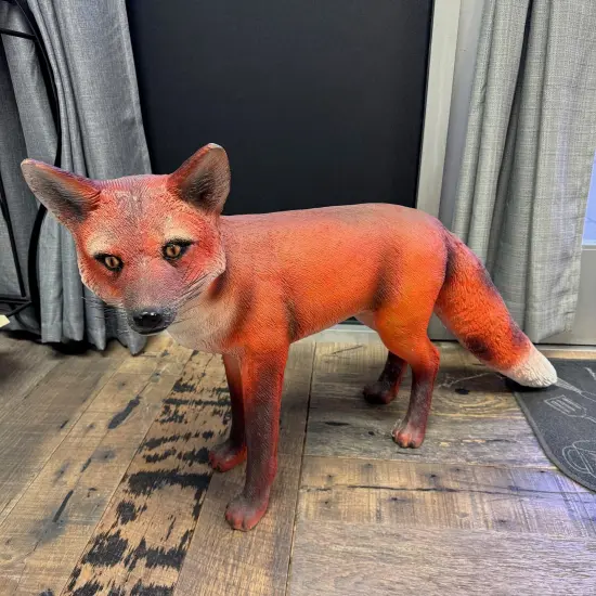 Red Fox Life Size Statue {5}