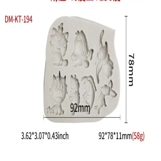 Cartoon silicone mold {2}