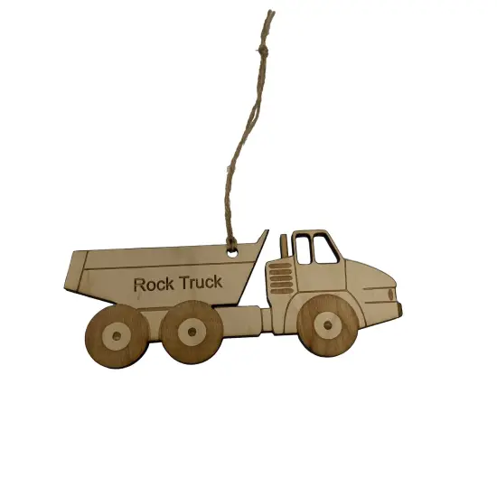 Rock Truck Ornament {1}