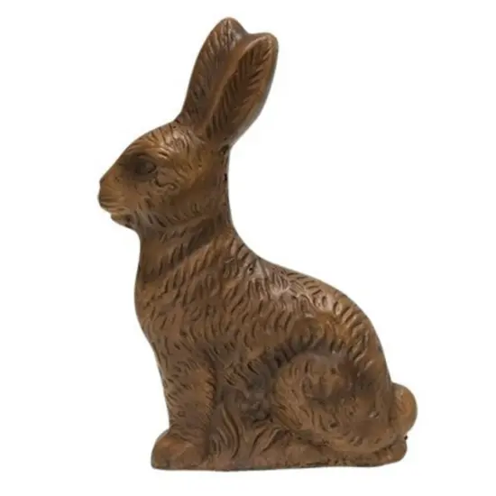 Resin Chocolate Bunny 8 Inch {1}
