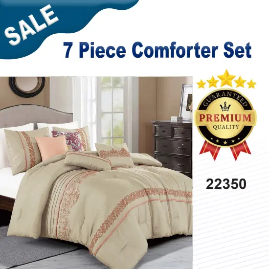 Ketifa 7 Pieces Comforter Set {1}