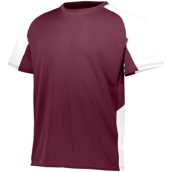 Augusta Sportswear&reg; Youth Cutter Jersey MAROON/ WHITE {1}