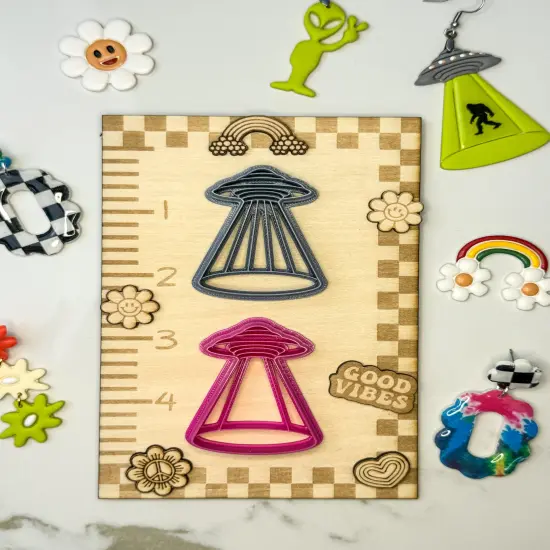 UFO Spaceship Clay Cutters {3}