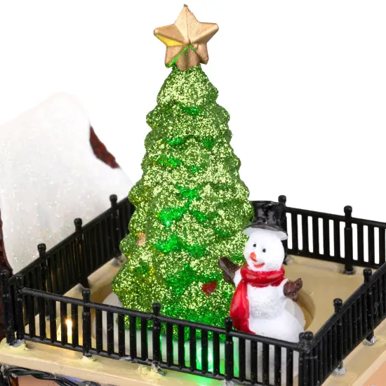 Northlight LED Lighted and Musical Christmas City Toy Shop Village Display Piece - 12" Multi {6}