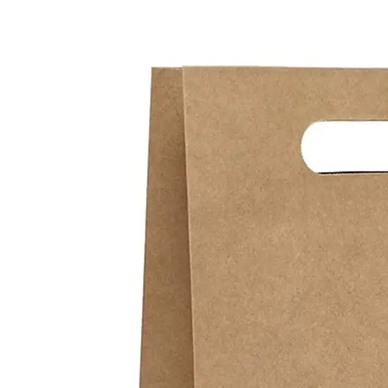 Premium Die Cut Handle Paper Bags Standard 8" x 4" x 13 5/8" {3}