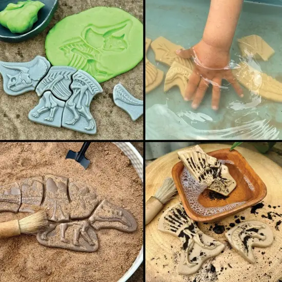 Yellow Door Dig & Discover Dinosaur Tactile Skeletons - Set of 6 {7}