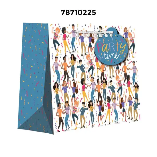 Holiday Patterned Gift Bags 10" X 5" X 12-1/2" {2}