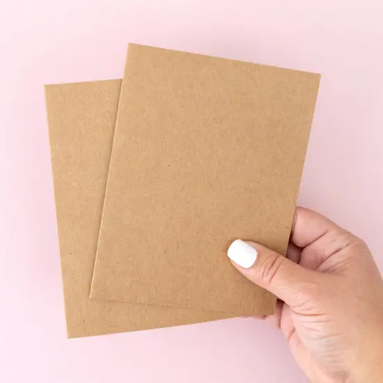 Colorbok A2 Cards W/Envelopes (4.375"X5.75") 50/Pkg-Kraft {6}