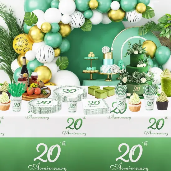 20th Anniversary Decorations Tableware {4}