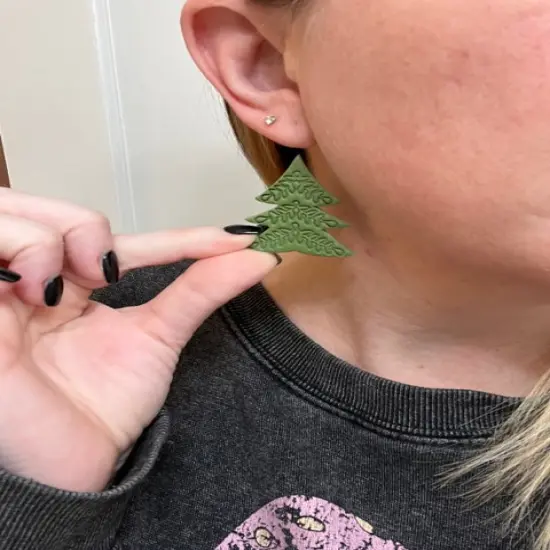 Folk Winter Tree Clay Cutter {3}