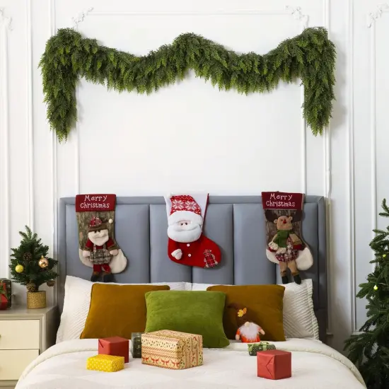 9 Ft Christmas Cedar Garland {1}