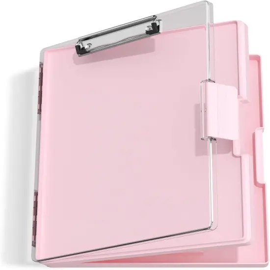 Clipboard with Storage - Pink {1}