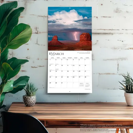 A Perfect Storm | 2026 12 x 24 Inch (Hanging) Monthly Square Wall Calendar | Foil Stamped Cover | Plastic-Free {5}