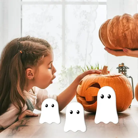 6Pcs Halloween Wooden {5}