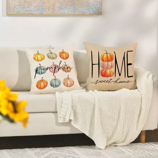 Fall Outdoor Throw Pillow Covers {4}