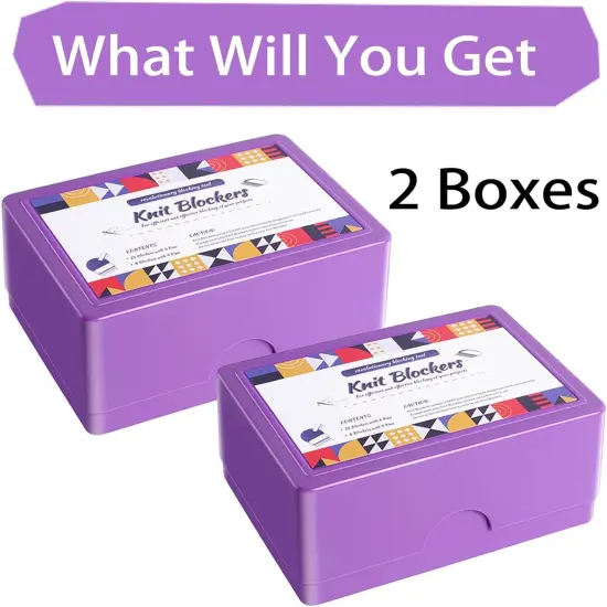 40 Pcs Knit Blockers & Pins Kit {2}