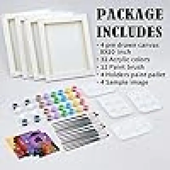 Sip Party Supplies 8x10 in 8 Acrylic Colors {5}