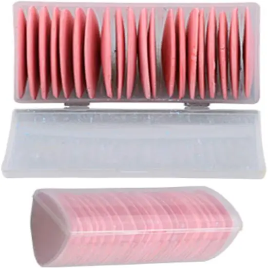20 Pack Professional Triangle Tailors Chalk - Red {1}