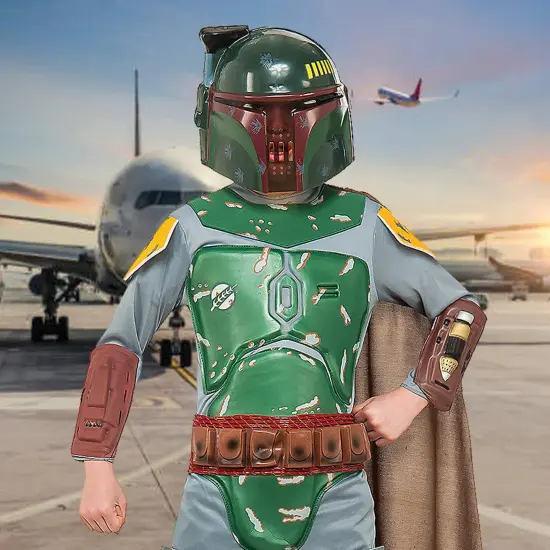 Child Boba Fett Costume, Star Wars Outfit with Armor Detailing {4}