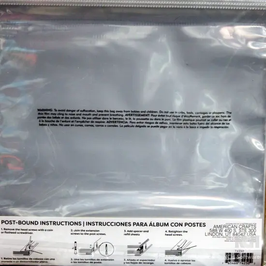 Colorbok Universal 12 x 12 Top Loading Scrapbook Page Protectors Value Pack {2}