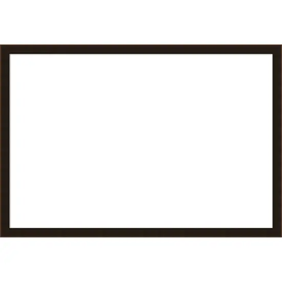 Espresso Brown Framed Dry Erase Magnetic Board {1}