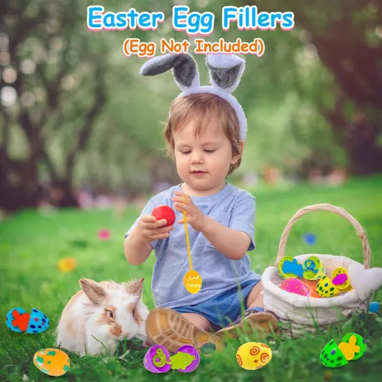 Easter Basket Goodie Bags Stuffers for Kids 36 Pack, Sticky Hands Party Favors Non Candy Egg Fillers {4}