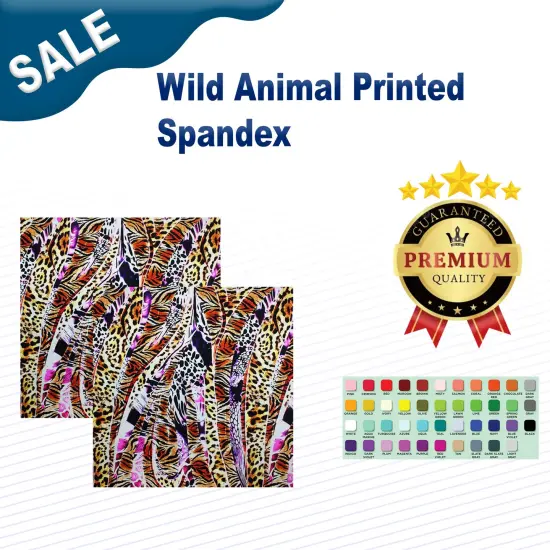 Wild Animal Printed Spandex {1}