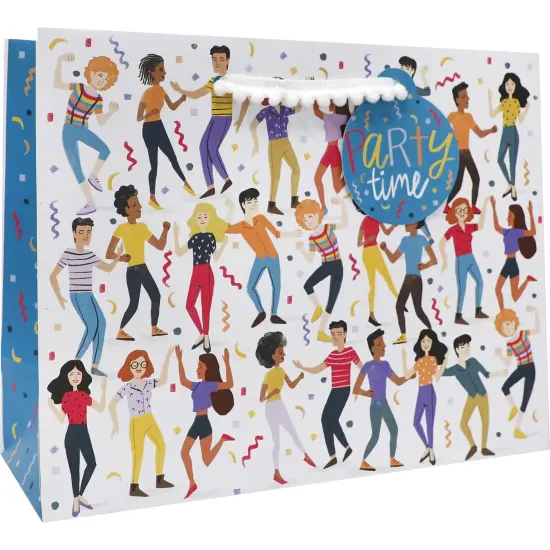 Pack/6: Dance Party Gift Bag - 10 x 4 x 8" {1}