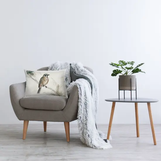 Stupell Industries Illustrated Wildlife Bird Decorative Printed Pillow design by LSR Creative Studio, 14 x 7 x 20 {3}