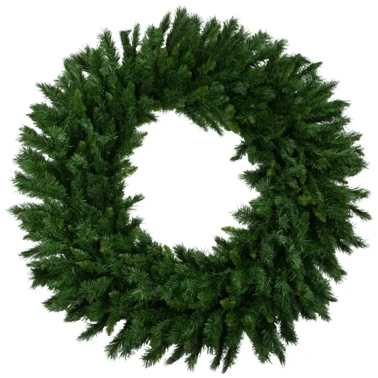 Northlight Lush Mixed Pine Artificial Christmas Wreath - 48" - Unlit Green {3}