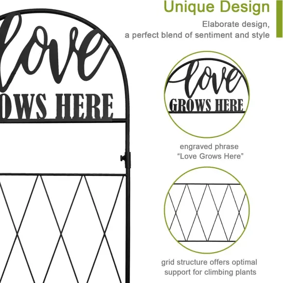 Garden Trellis for Climbing Plants Flowers Vegetables {5}